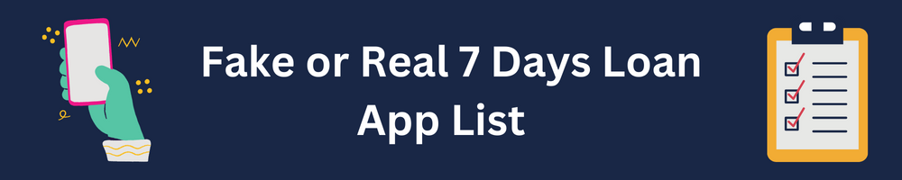 7 Days Loan App List